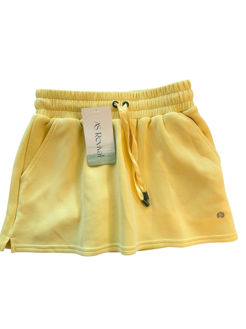 AS Revival Lemon Soft Lounge Skort XS NWT